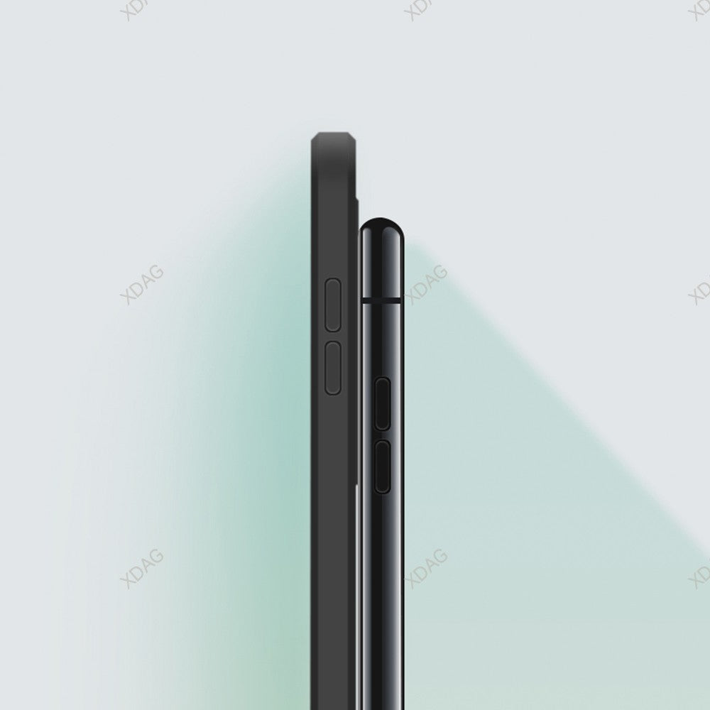 Funda de teléfono oficial de silicona líquida para Huawei Mate10 Mate 10 Pro 10Pro, cubiertas de protección de cámara de Color sólido cuadrado suave para parejas