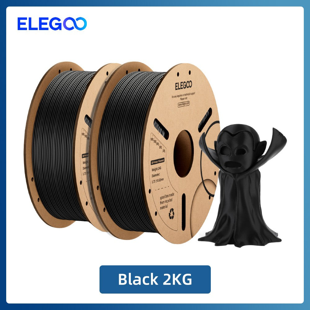 ELEGOO 1kg 1,75mm filamento PLA plástico 3D PLA para impresora 3D Material consumible para impresora 3D NEPTUNE 3 PRO FDM