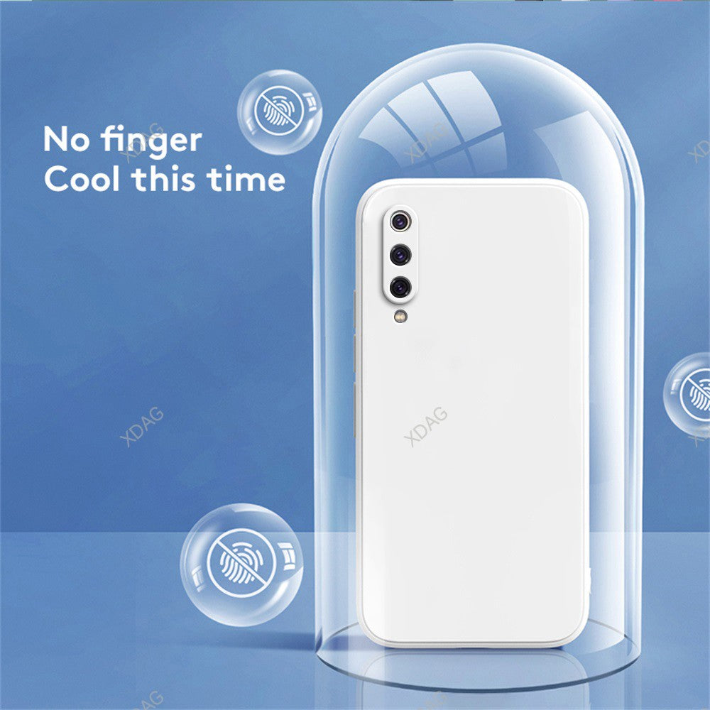 Funda básica de Color caramelo puro para Xiaomi Mi 9 Mi9 SE Pro Lite Explorer 9SE 9Pro 9Lite Funda trasera de silicona líquida cuadrada suave