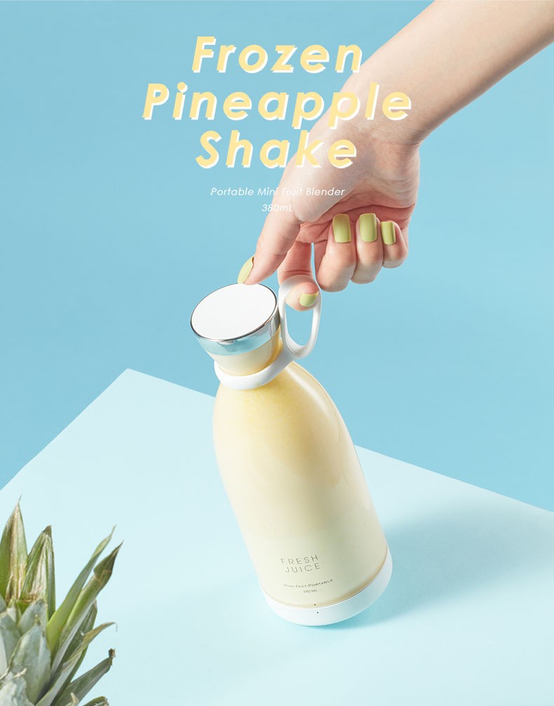 Exprimidor eléctrico portátil, minilicuadora Usb, extractores de frutas, batidos de alimentos, máquina multifunción para hacer jugo