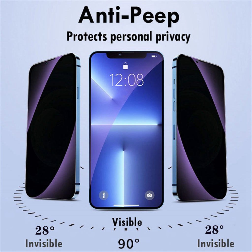 1-3 piezas de vidrio templado de privacidad antiluz azul para iPhone 15 Pro Max 14 Plus 13 12 Mini 11 protección ocular Protector de pantalla transparente