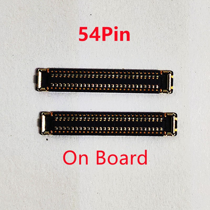 10 Uds pantalla LCD conector flexible FPC para Motorola Moto G10 XT2127 G20 XT2128 G30 XT2129 G22 E20 enchufe a bordo 54pin