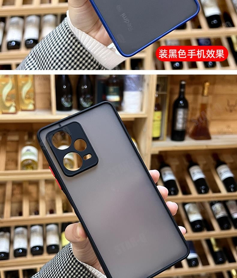 Funda rígida mate Note12 S para Xiaomi Redmi Note 12 Pro Plus 5g 12s 12pro 4g, funda trasera de silicona translúcida a prueba de golpes Redmi12