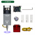 LASER TREE 5W módulo láser con asistencia de aire 450nm enfoque fijo TTL cabezal láser de luz azul para máquina de grabado de corte CNC DIY