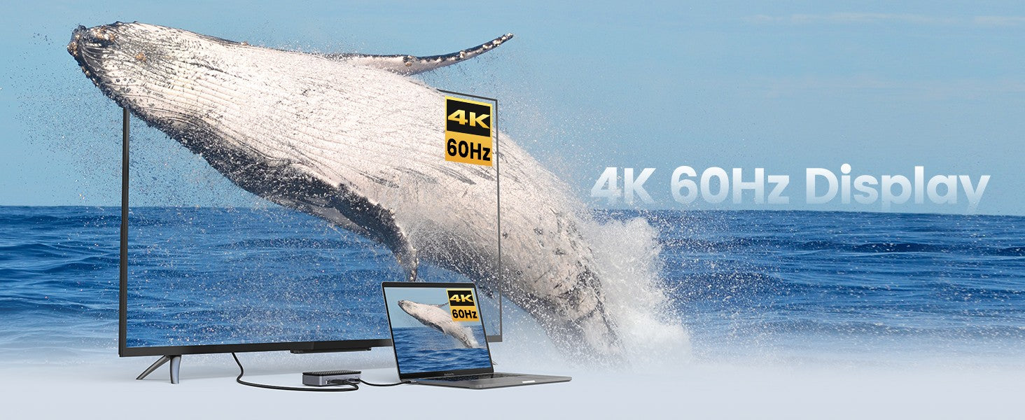 ORICO tipo C HUB con ventilador de refrigeración M.2 NVMe SATA SSD gabinete externo 10Gbps 4K 60Hz HDMI-Com RJ45 SD/TF estación de acoplamiento USB