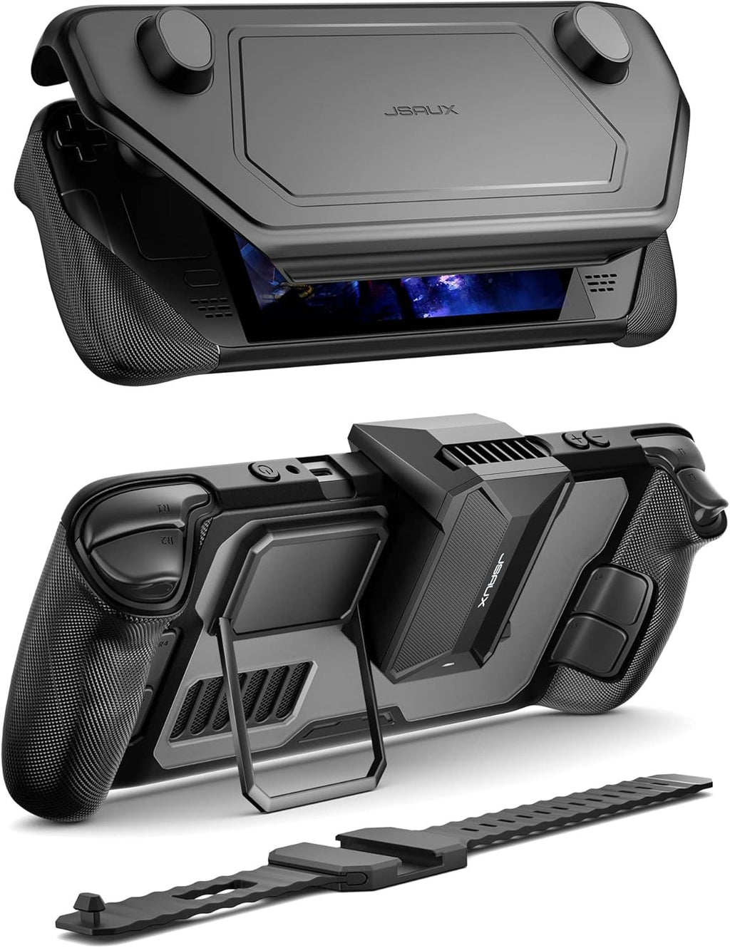 ModCase para Steam Deck, Caja Steam Deck con Hoja Adhesiva 3 Piezas para ModCase para Steam Deck PC0104, Accesorios Steam Deck