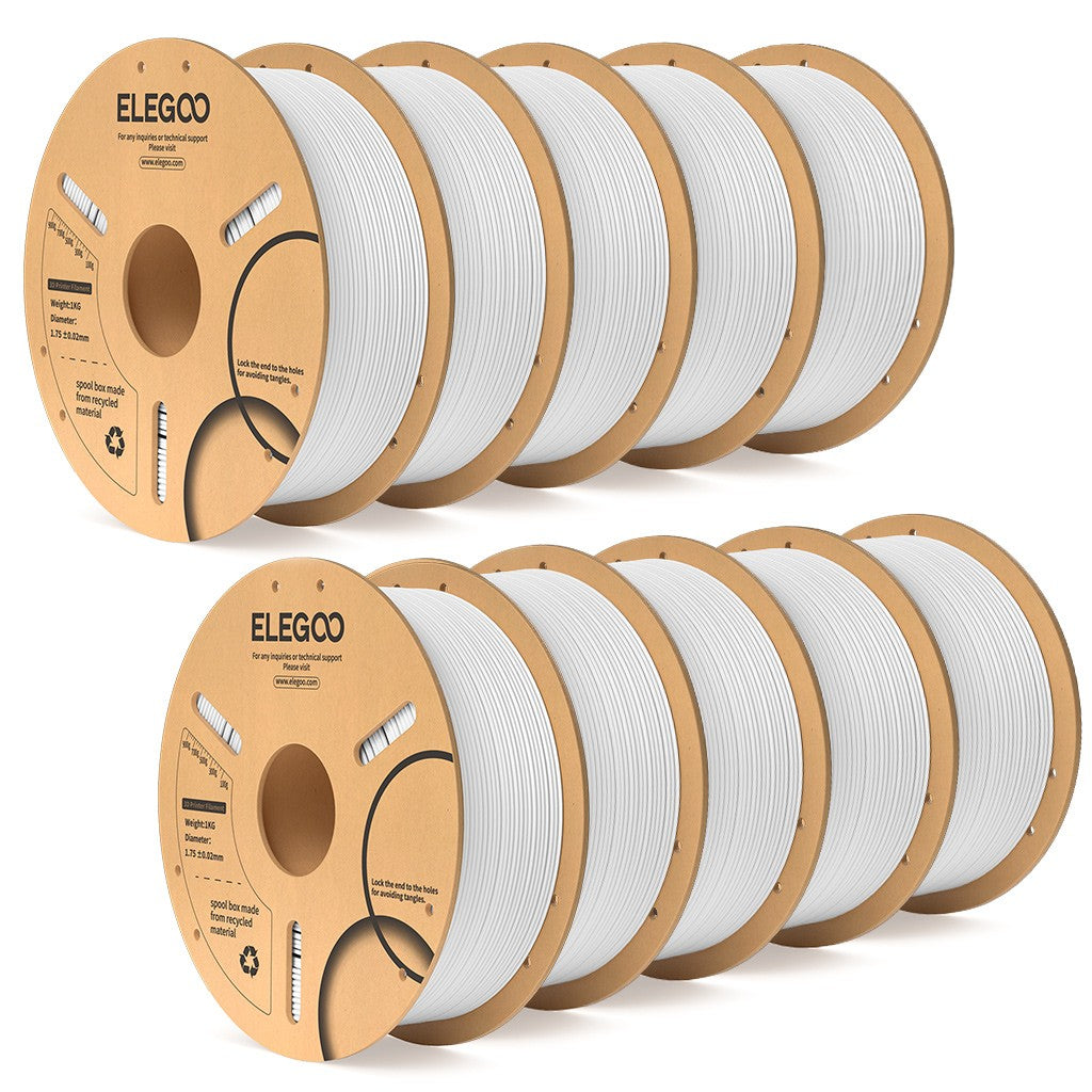 ELEGOO 1kg 1,75mm filamento PLA plástico 3D PLA para impresora 3D Material consumible para impresora 3D NEPTUNE 3 PRO FDM