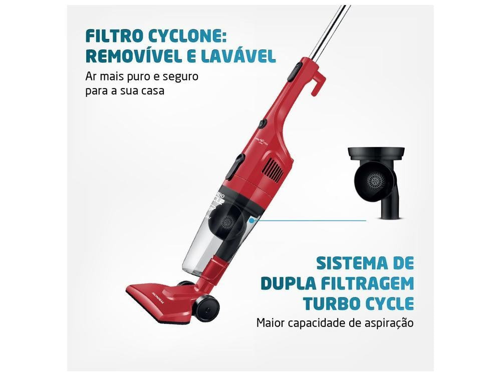 Ciclo turbo Mondial 1100W - Aspirador 220V 2 en 1