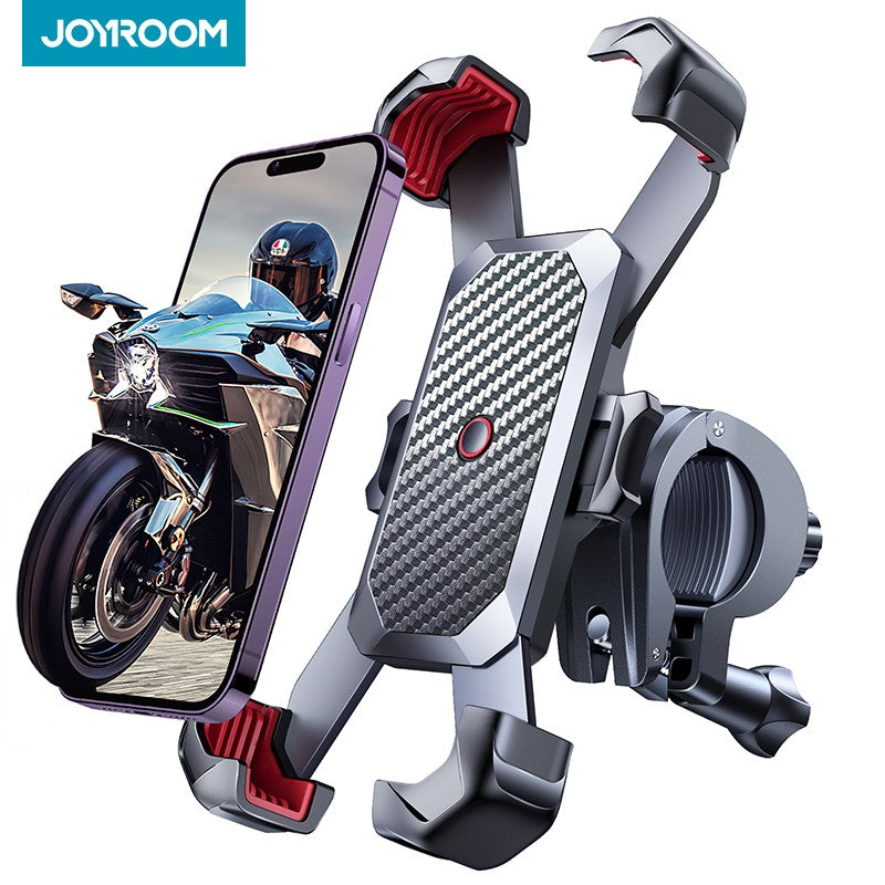 Joyroom Soporte universal para teléfono de bicicleta para teléfono móvil de 4,7-7 pulgadas 360 ° Ver soporte para teléfono de bicicleta soporte a prueba de golpes JR-ZS288