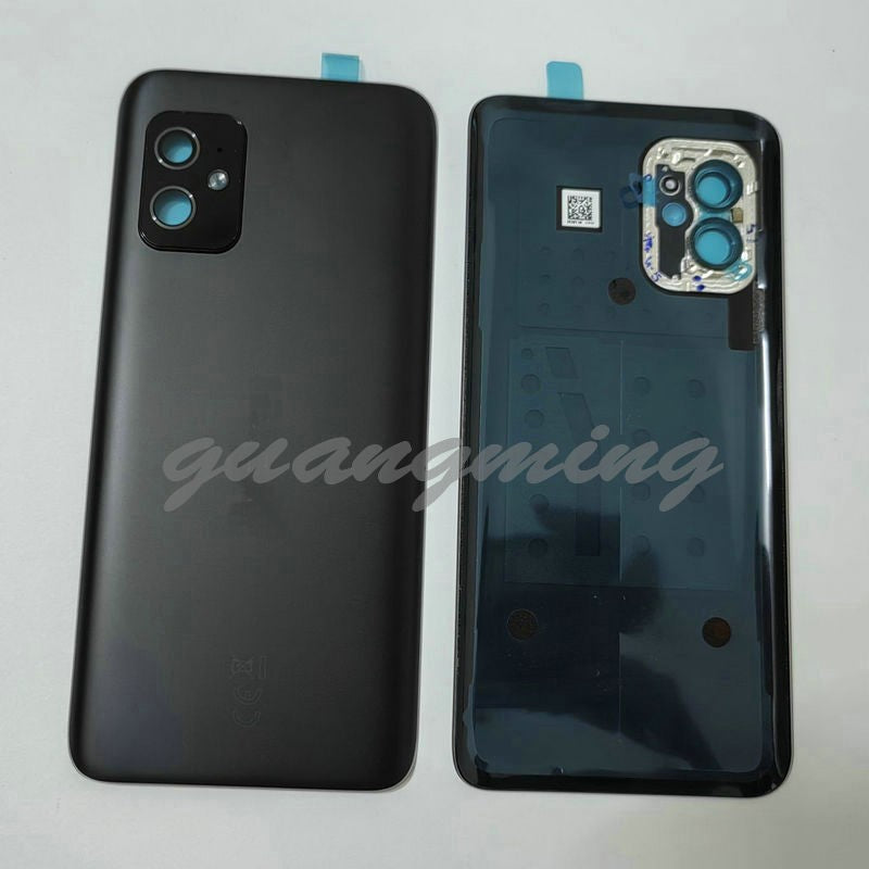 Para Asus Zenfone 8 ZS590KS carcasa de puerta trasera Original cubierta de batería con reemplazo de lente de cámara