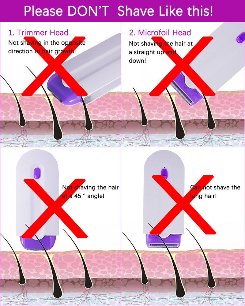 Depiladora recargable por USB para mujer, herramienta de depilación portátil, afeitadora rotativa, cuerpo, cara, pierna, Bikini, depiladora de labios, láser