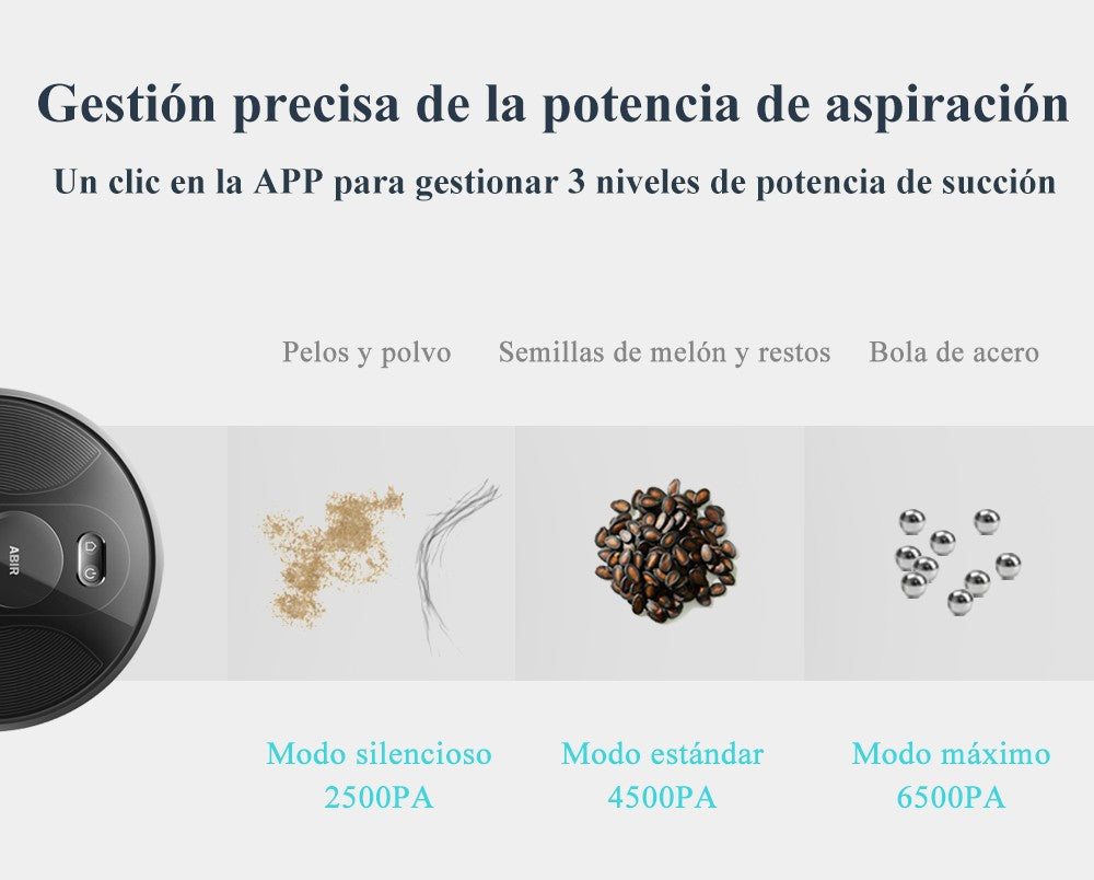 ABIR-Robot aspirador X8, sistema láser, mapas de múltiples pisos, limpieza de zona, ajuste de área limitada para lavado de alfombras en el hogar