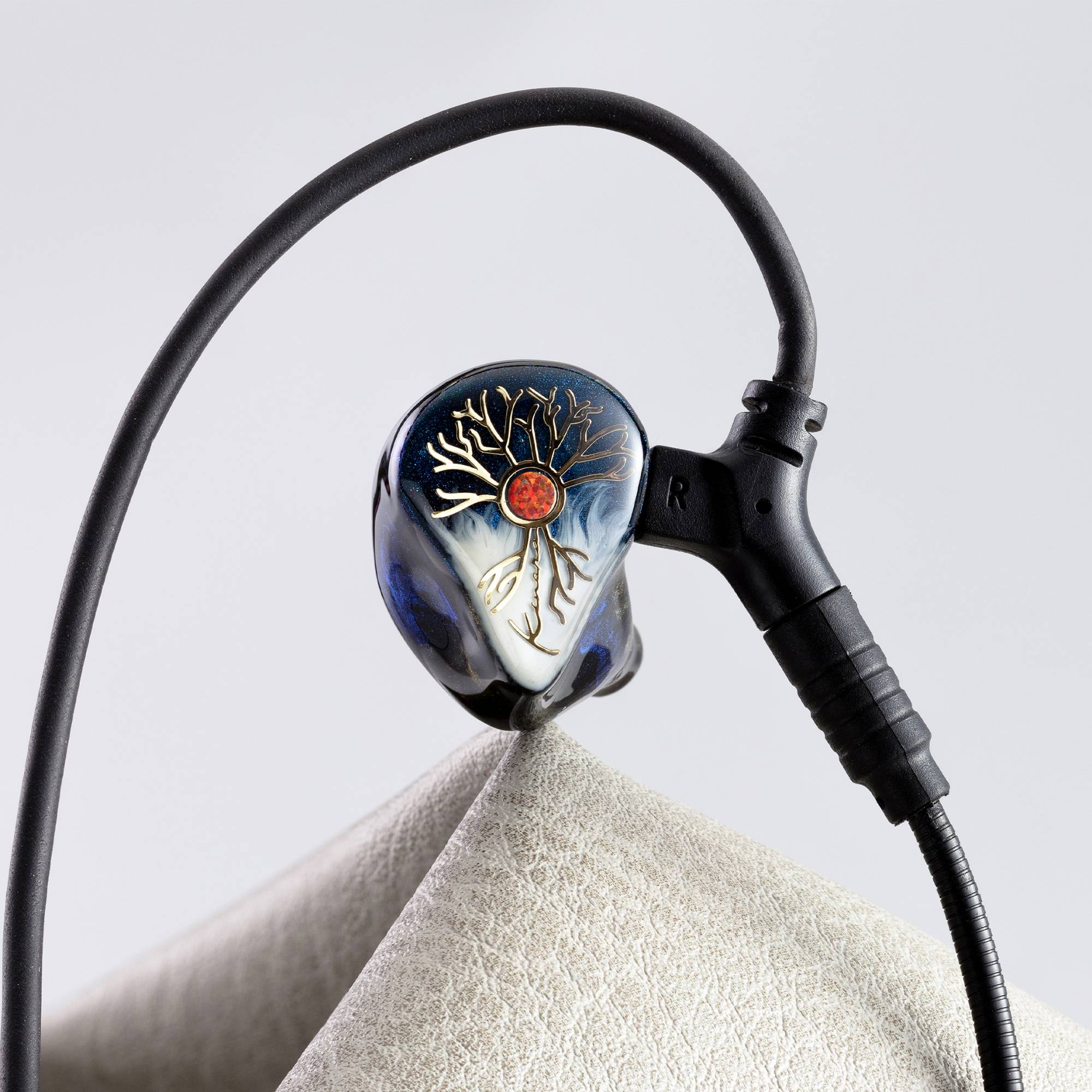 Cable de auriculares Celest RUYI con Cable de micrófono de pluma desmontable Audio IEMs pastilla de Audio auriculares para juegos transmisión en vivo