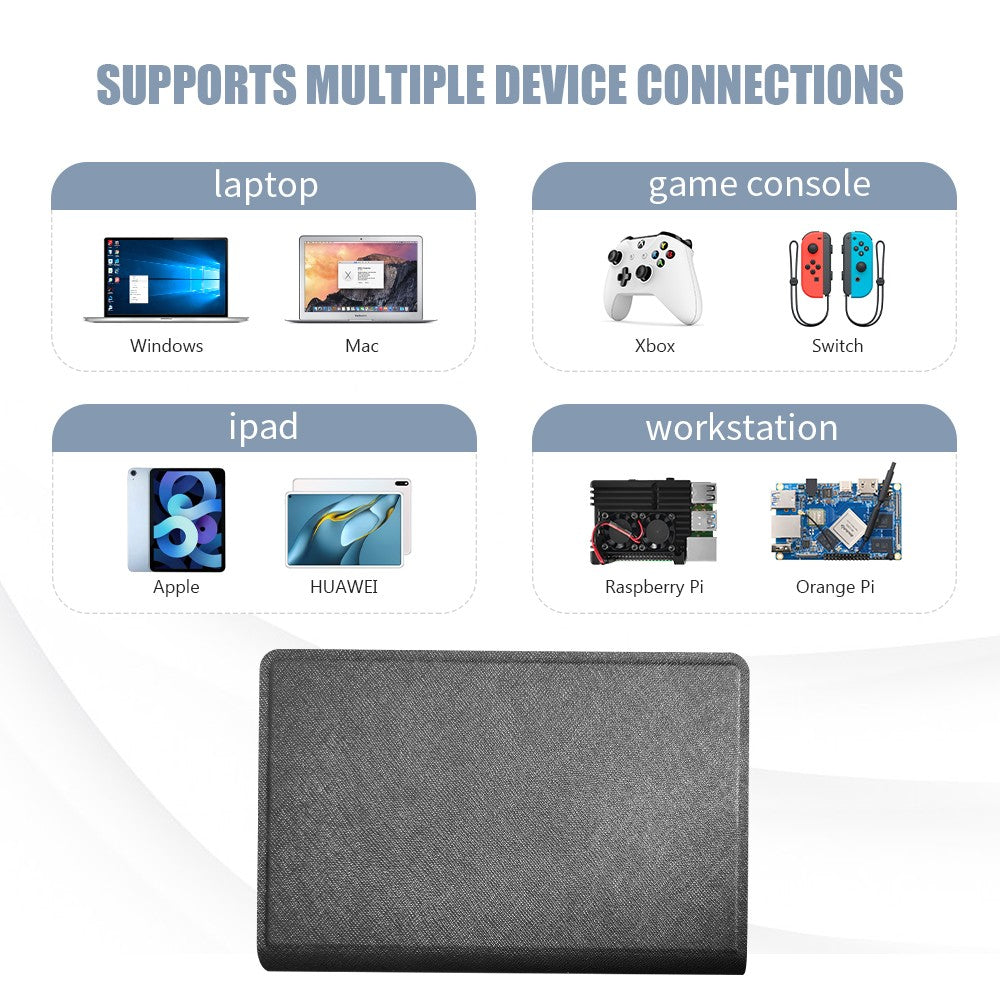 Monitor Portátil con Pantalla Táctil, Compatible con HDMI, Interfaz Tipo-C, Segunda Pantalla LCD de 7 Pulgadas para PC y Raspberry Pi