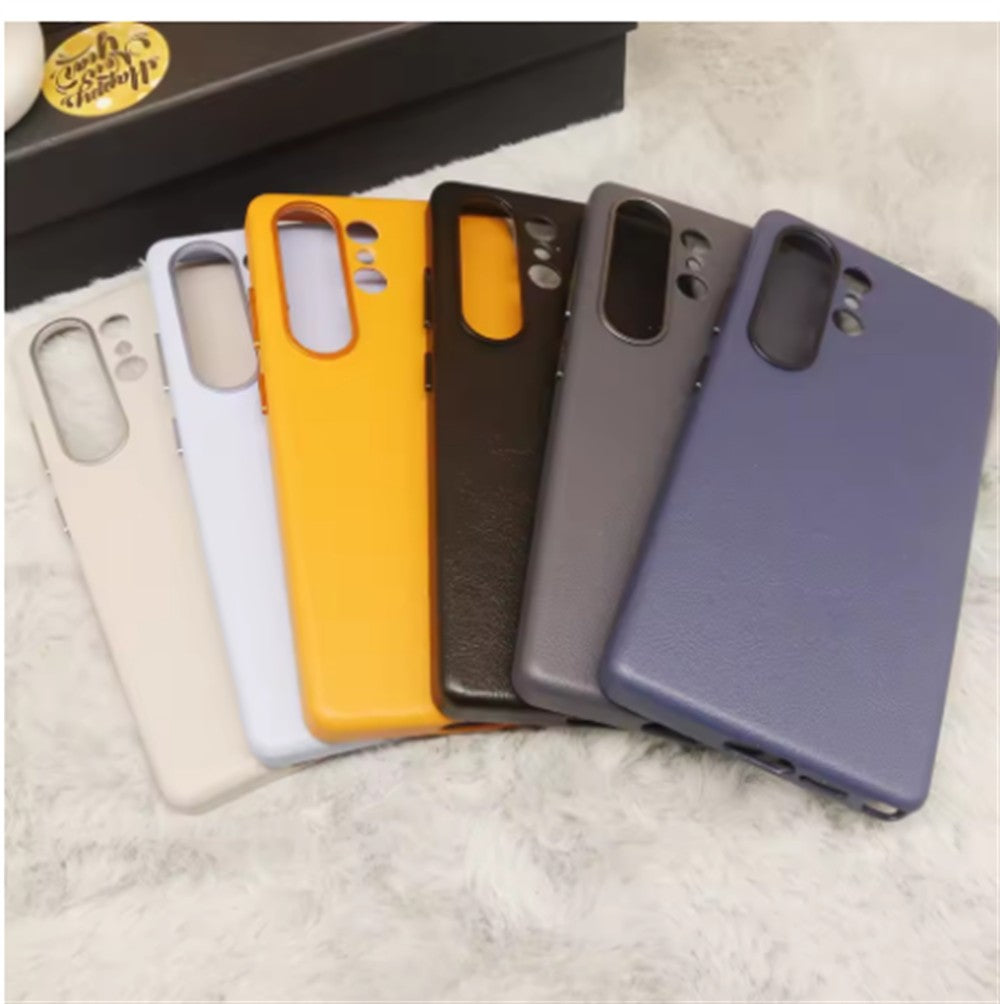 Funda de cuero para teléfono móvil Samsung Galaxy S25 Ultra/S25 Plus/S25 /S25 +/S25 Edge, carcasa protectora trasera suave de lujo con logotipo
