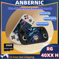 ANBERNIC RG40XX H consola de juegos portátil Retro consolas de videojuegos RG 40XX H 3200mAh 4,0 pulgadas pantalla IPS Joystick iluminación RGB