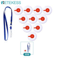 Retekess - 10 Botones de Llamada Inalámbricos TD009, Resistentes al Agua, para Cuidadores, Restaurantes, Cafeterías, Personas Mayores, Clínicas, Compatibles con T128/TD110/TD106