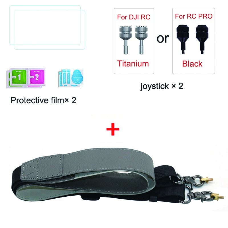 Cordón de control remoto para DJI RC/RC 2/RC PRO, correa ajustable para el cuello con correas para colgar pantalla para Mini 3/3Pro/Mavic 3/Air 3