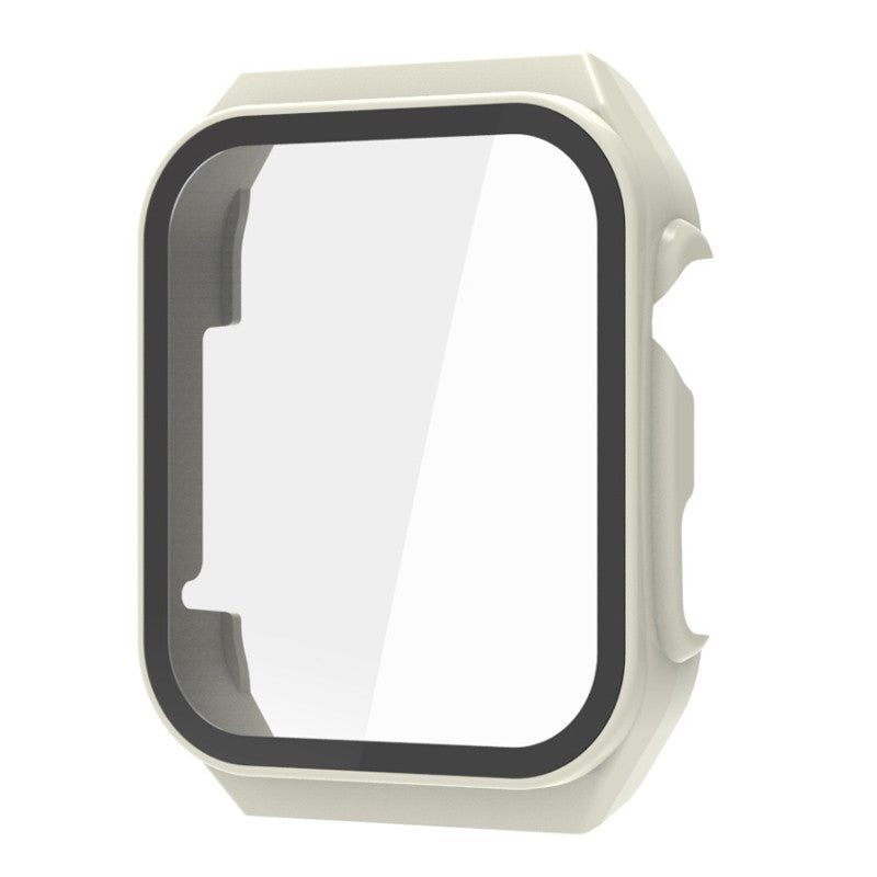Carcasa de borde duro, película protectora de vidrio para pantalla, marco de reloj inteligente, funda protectora para reloj inteligente Haylou S8, accesorios