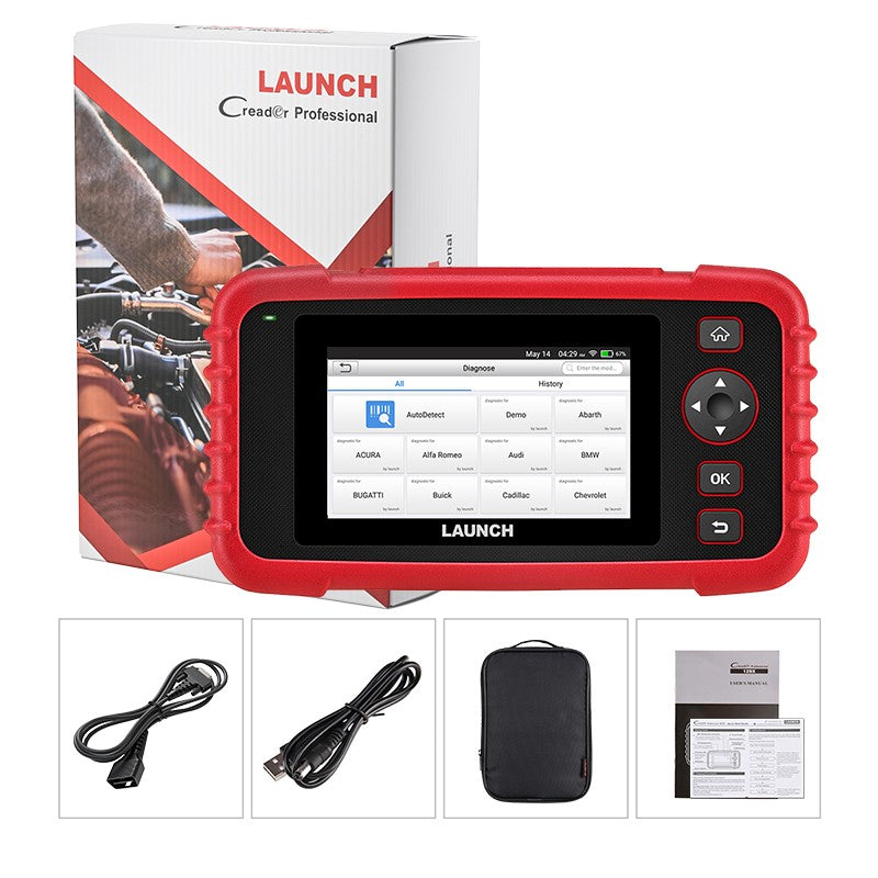 LAUNCH CRP123X V2.0 OBD2 escáner lector de código de coche herramientas de diagnóstico automotriz Autoscanner herramienta de escaneo automático DIY CRP123 VII +