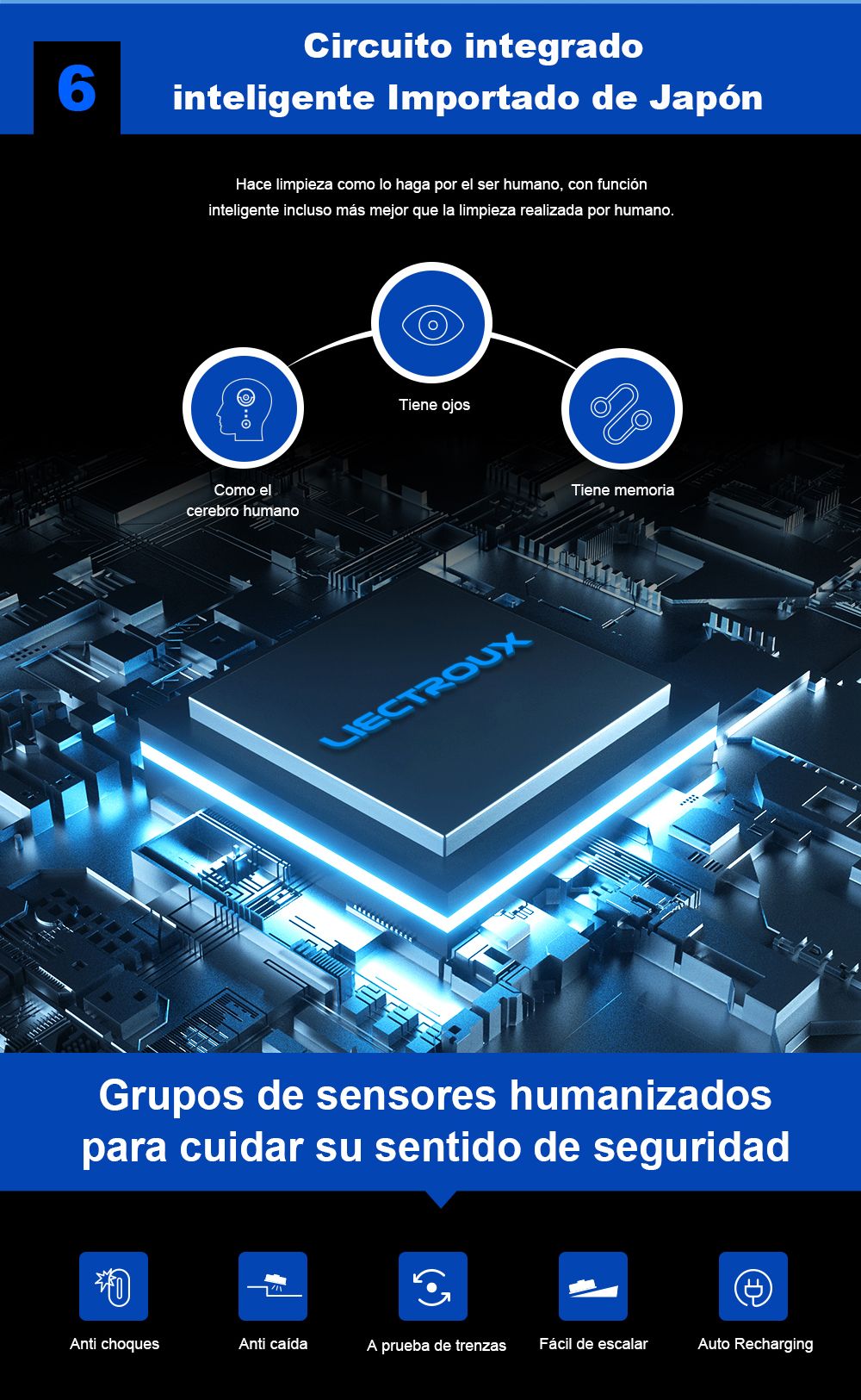 (Código Promocional:AETH15) Aspiradora Robot LIECTROUX C30B,Navegación de mapas,Partición Inteligente,con Memoria,WiFi,Succión 6KPa,Trapeador Mojado Inteligente,Desinfección,Funciona con Alexa y Asistente de Google