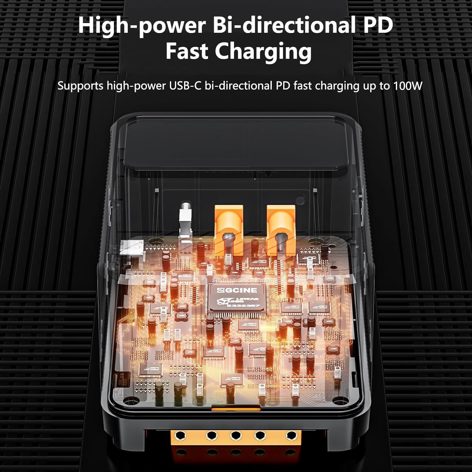 ZGCINE X50 X99 X160 Soporte de batería X50 X99 X160 V, Cargador rápido PD con D-TAP Dual, USB-C, puertos duales de CC, pantalla OLED, do Brasil
