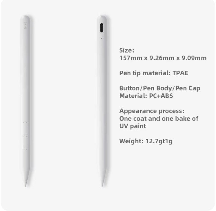 Original Xiaomi Redmi Pad 2 lápiz óptico Redmi Pad Pro tableta 4096 nivel sentido dibujo escritura Redmi Smart Pen Xiaomi Smart Pen