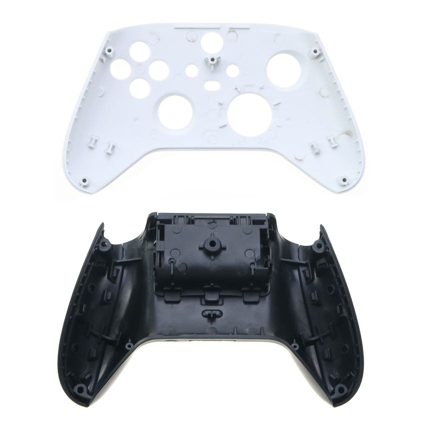 Carcasa de repuesto JCD para controlador Xbox Series X S, carcasa frontal y trasera, cubierta de placa frontal superior e inferior