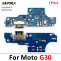 Para Motorola Moto G10 G20 G30 G50 G60 G100 E6 E7 Plus G8 Play G9 Plus conector de carga USB placa de puerto reemplazo flexible