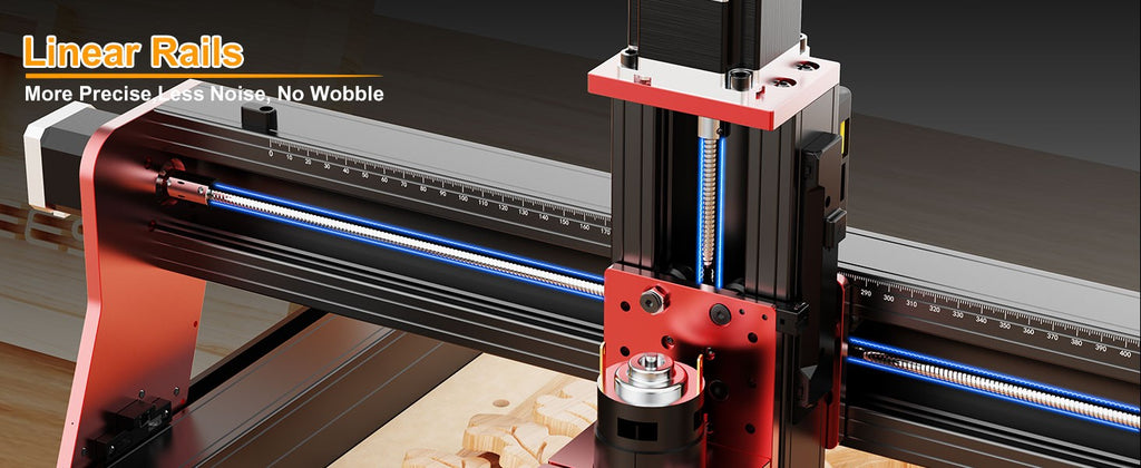 Twotrees-enrutador CNC de 3 ejes/4 ejes, fresadora y cortadora TTC450 PRO, grabador de joyería para madera, acrílico, PCB, PVC, MDF, Metal