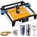 Grabador láser TwoTree, enrutador CNC TTS10 Pro/TTS-55Pro, máquina cortadora de grabado láser de Metal de 40W/80W con Control fuera de línea Wifi
