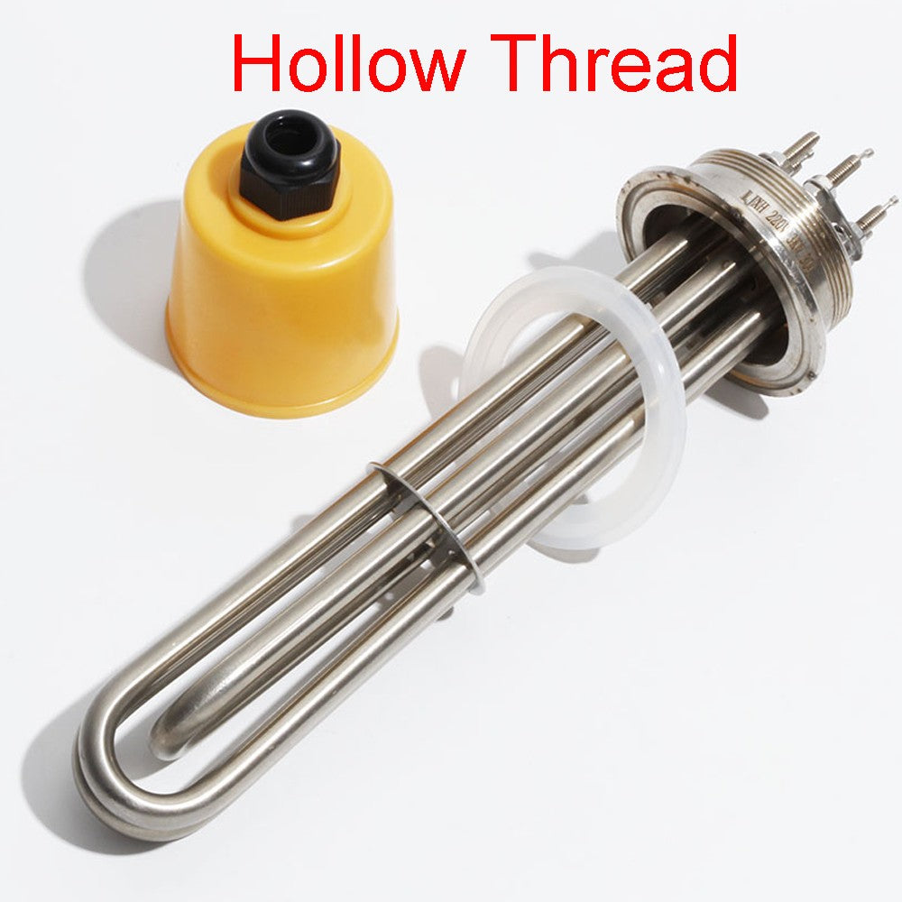 LJXH-elemento calefactor eléctrico Tubular, abrazadera triple para calentador de agua/Caldera, 2 pulgadas (63mm)