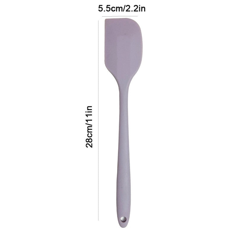 Espátula de crema de silicona antiadherente, herramientas de cocina resistentes al calor para hornear pasteles DIY