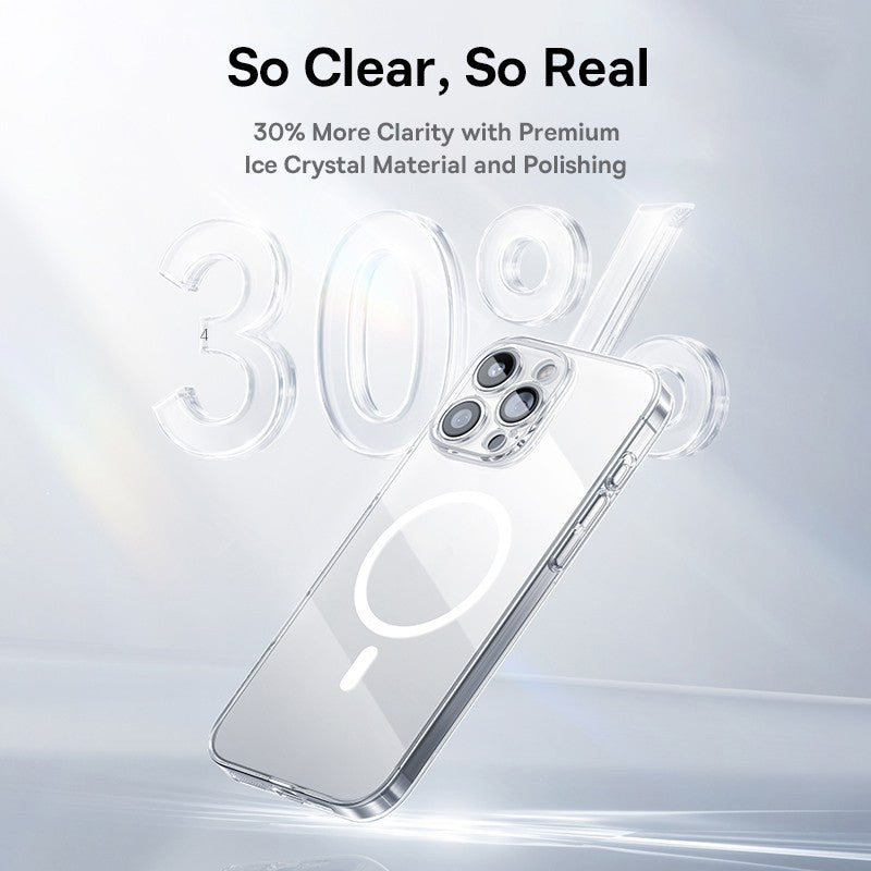 Funda magnética Baseus para iPhone 17 16 15 14 Pro Max para Funda de PC con carga inalámbrica MagSafe para iPhone 13 12 11 Pro Max Funda