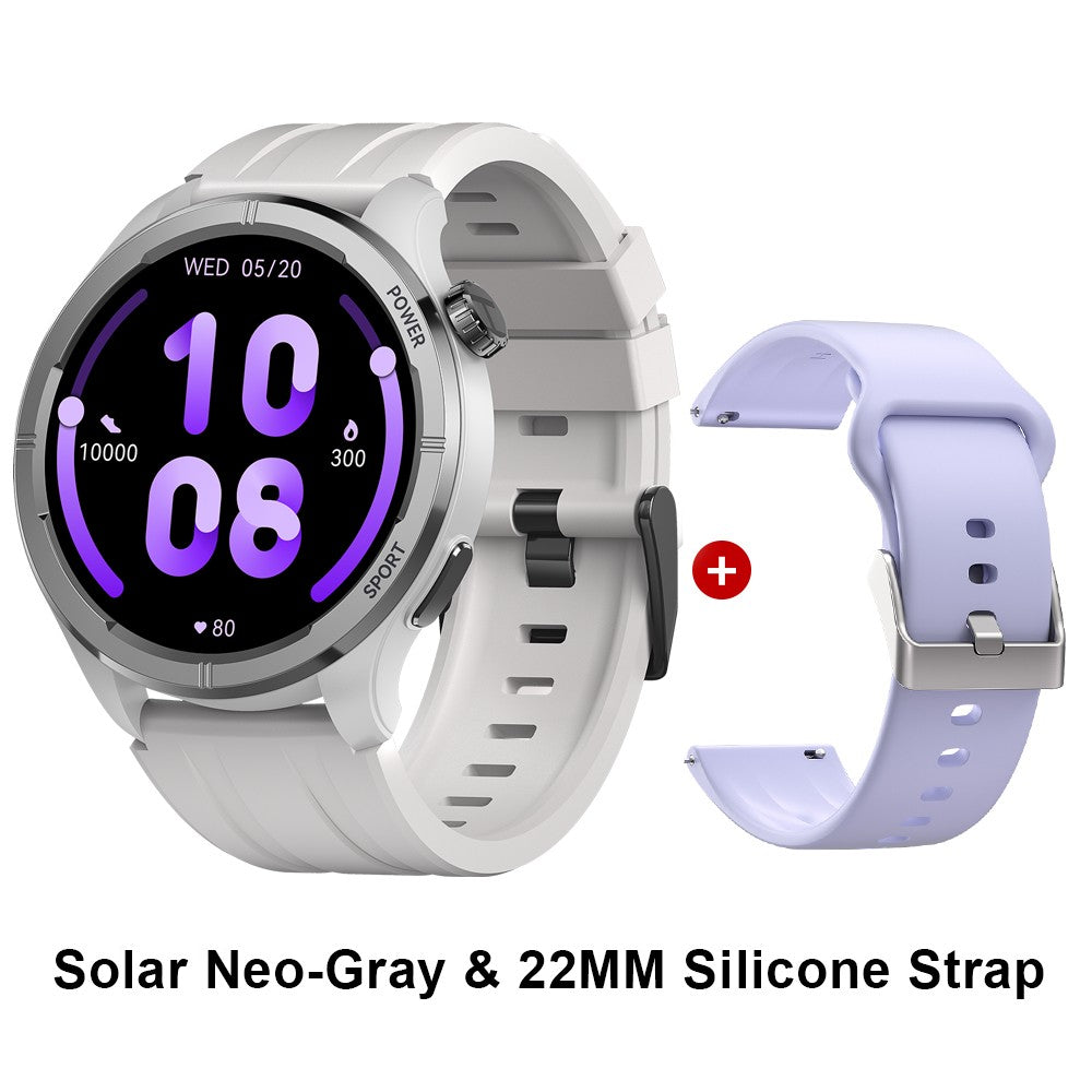 HAYLOU Solar Neo Reloj inteligente Pantalla HD de 1,53'' Llamada Bluetooth Monitoreo de salud 24 horas Relojes inteligentes Hombres Mujeres Relojes deportivos inteligentes