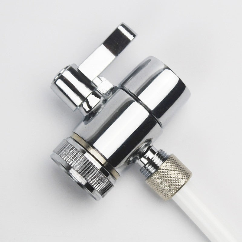 Adaptador de grifo, válvula desviadora, filtro de agua de encimera, Conector de tubo de 1/4 pulgadas para sistema purificador de agua Ro