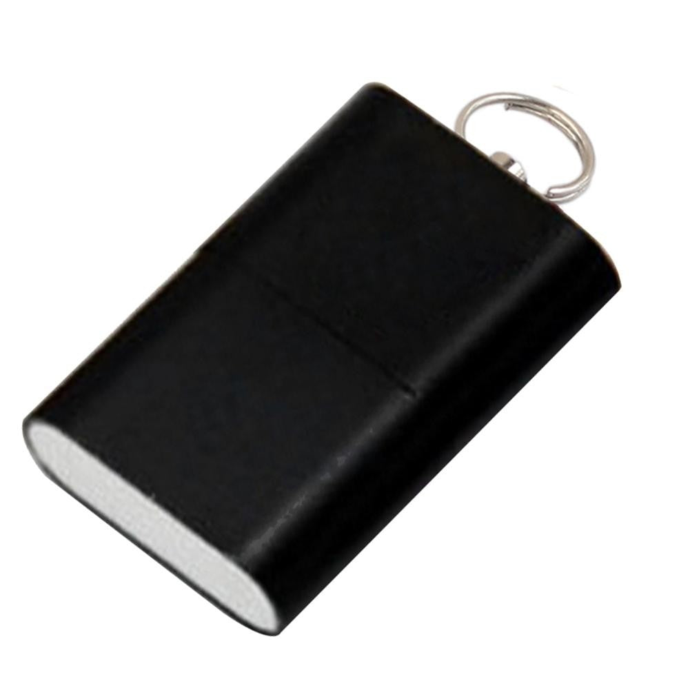 Mini adaptador de lector de tarjetas de memoria, aleación de aluminio, ultrafino, 480 Mbps, USB 2,0 T Flash, TF, Micro SD