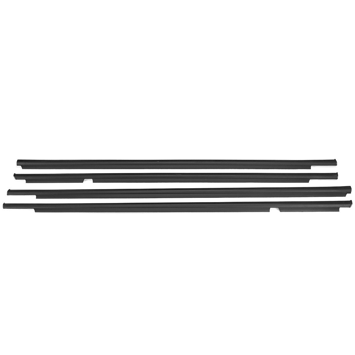 4 Uds. De goma exterior cromada o negra para ventanas Lexus GX470 2003-2009, sello de burlete para Land Cruiser Prado 120 75711-60061