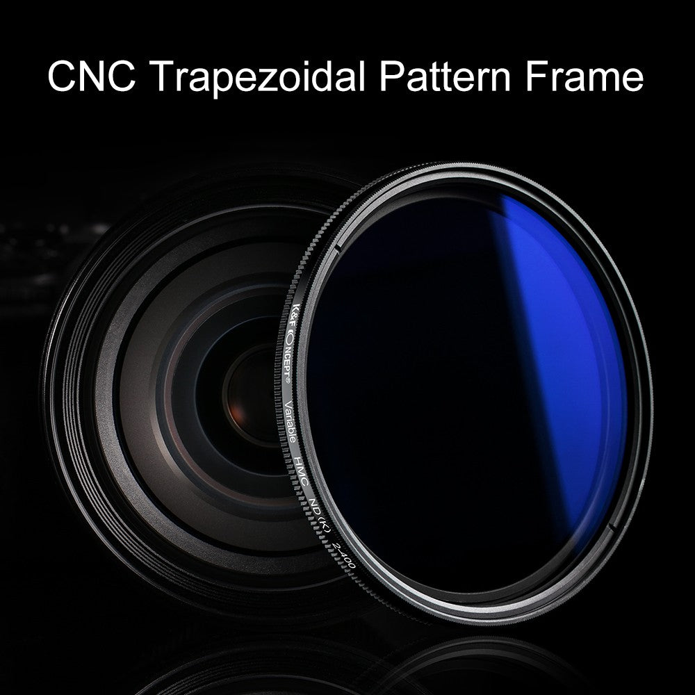 K & F CONCEPT 37-82mm ND2 a ND400 densidad neutra ajustable ND Variable lentes de cámara filtro de tela 49mm 52mm 58mm 62mm 67mm 77mm