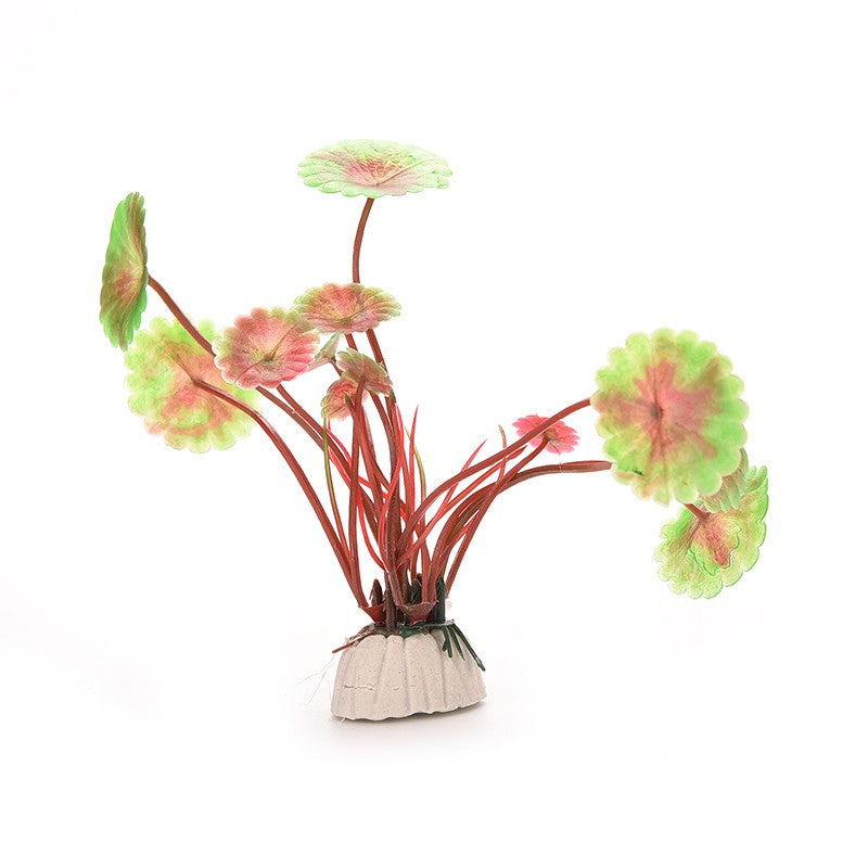 Planta de agua de plástico Artificial, decoraciones de Acuario, plantas de pecera, hierba, adorno de flores, decoración, accesorios acuáticos, 1 ud.
