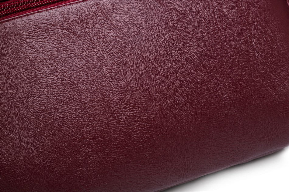 Bolso bandolera de Color liso que combina con todo, bolsos de hombro de alta capacidad para mujer, bolso de mano de piel sintética de alta calidad 2021