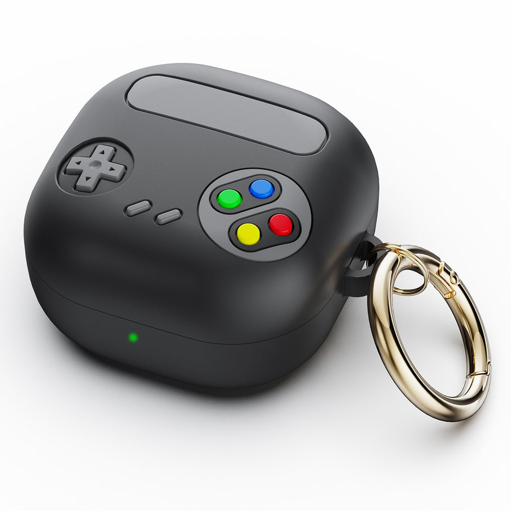 Nueva Funda de Silicona Suave para Samsung Buds FE Buzz 2 Pro Live, Diseño 3D de Consola de Juegos/Gato de la Suerte para Galaxy Buds FE Prom