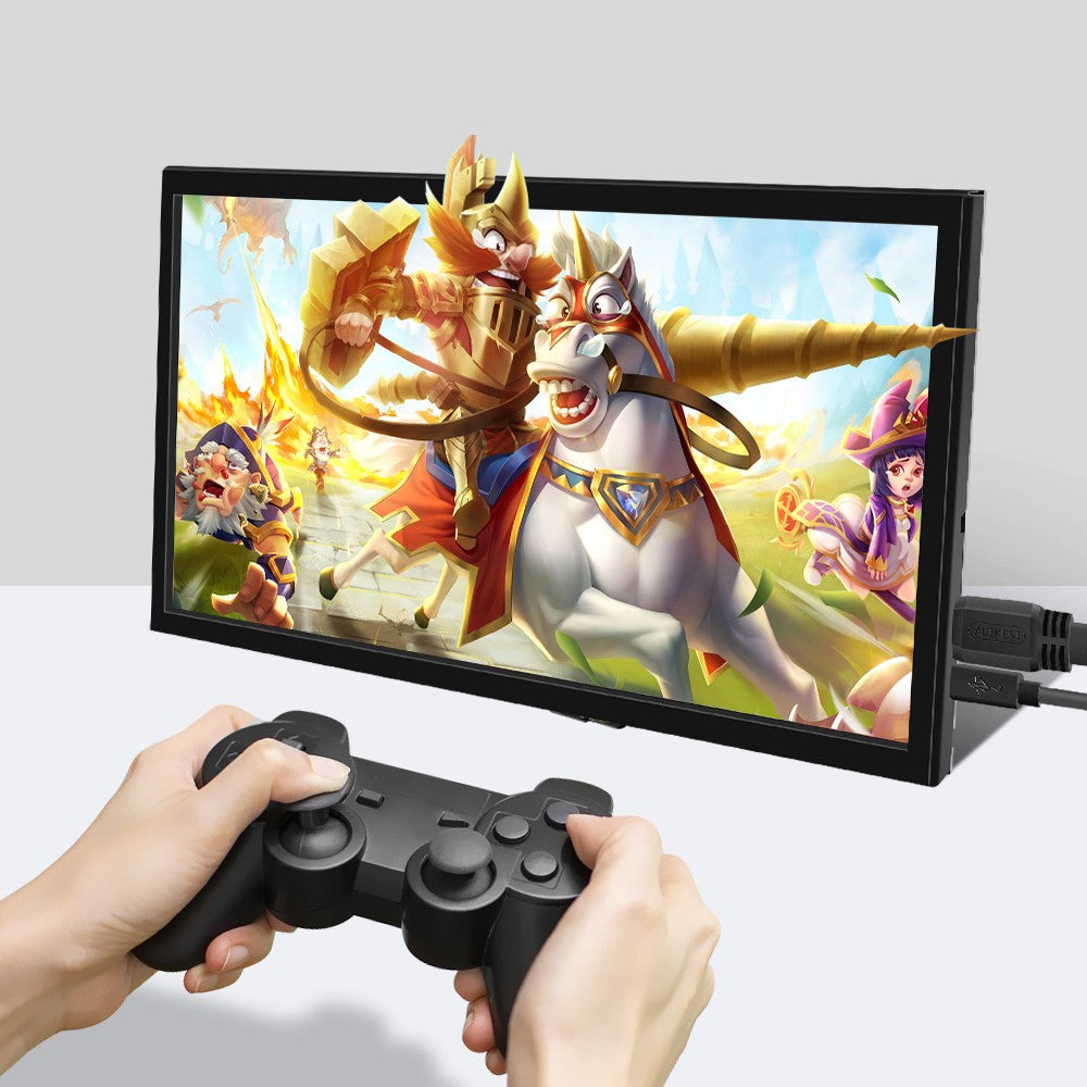 Monitor portátil gamer10.1 pulgadas HD LCD (H) ordenador segundo 1024*600 pantalla LCD para PC pantalla táctil capacitiva Raspberry Pi