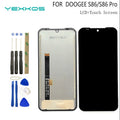 Pantalla táctil LCD 100% Original de 6,1 pulgadas, módulo de pantalla digitalizadora, pieza de repuesto de reparación para teléfono DOOGEE S86 S86 Pro, herramientas