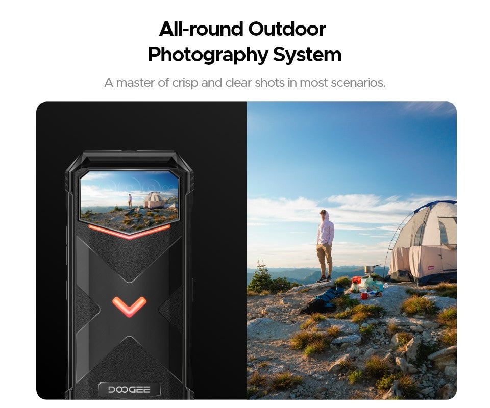 Versión Global DOOGEE V Max Plus 5G teléfono resistente 6,58 "36GB(16 +20) 512GB 200MP cámara AI 22000mAh efecto de iluminación NFC 5G teléfono