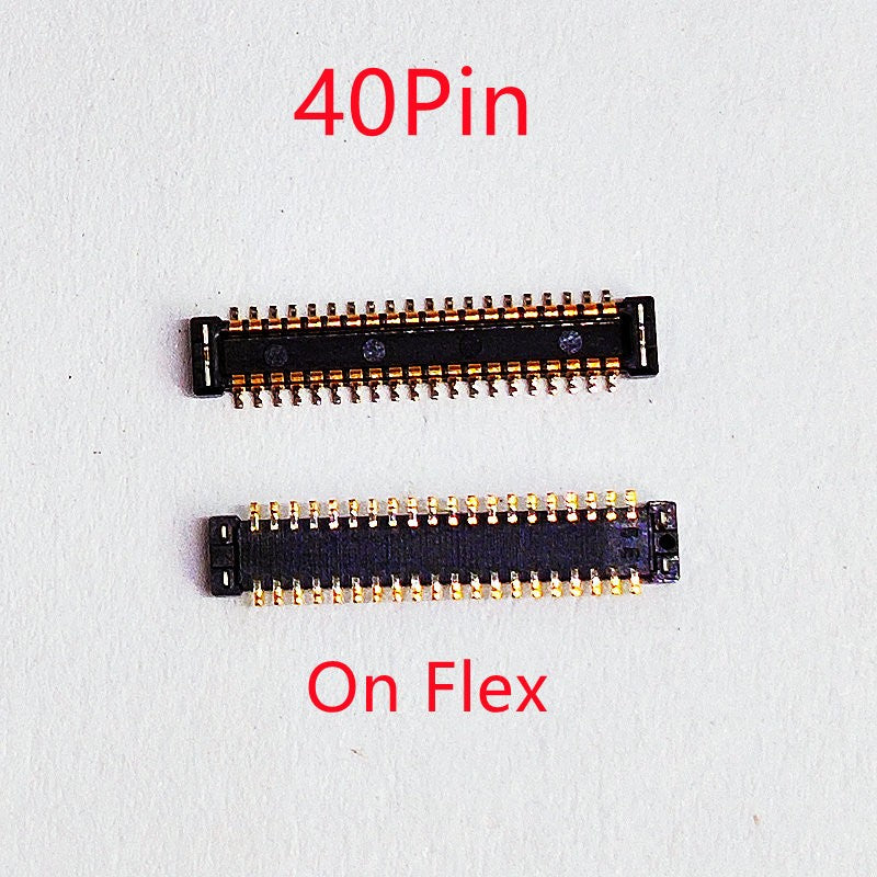 Conector FPC flexible de pantalla LCD para Motorola Moto G7 Plus/G4/G7/G9 Play/G9, enchufe de alimentación a bordo de 40 pines, 10 Uds.