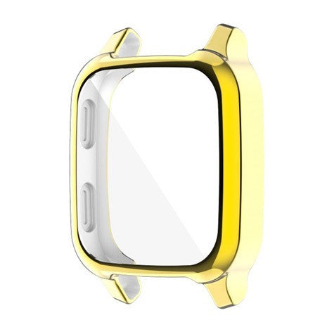 Funda galvanizada de TPU para Garmin Venu SQ, Protector de pantalla de parachoques de música