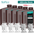SUNLU 5KG ABS-LIKE/resina ABS lavable con agua 1000G/botella 405nm resina fotopolímero de curación UV rápida para impresión LCD 3D