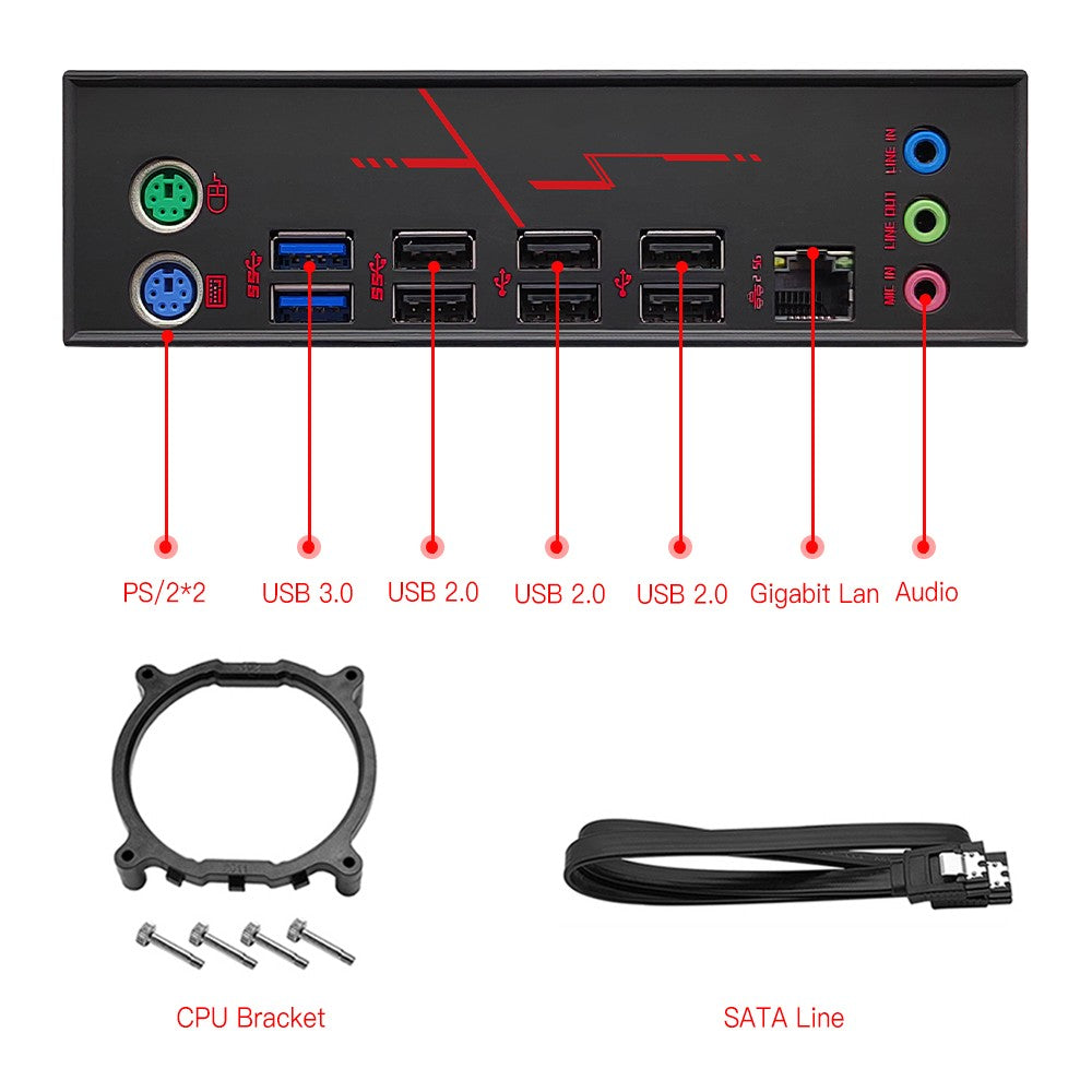 Placa base MACHINIST MR9A PRO MAX X99 compatible con memoria DDR4 de cuatro canales y procesador LGA2011-3 Xeon E5 V3/V4 NVME M.2 USB3.0