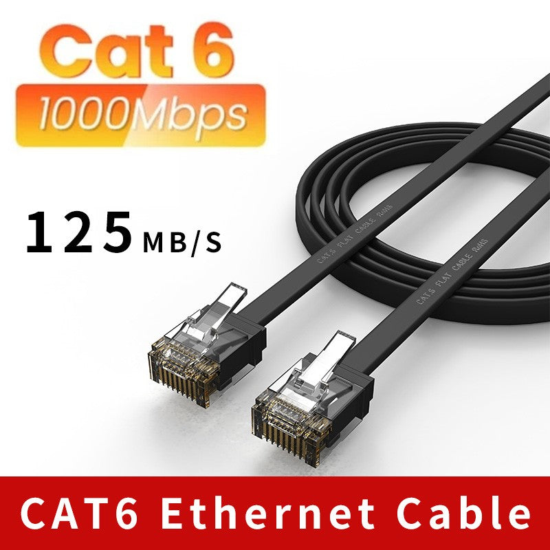 CYANMI-Cable Ethernet CAT8 40gbps CAT 6, Cable de red Lan para PC, módem, portátil, PS 5, enrutador RJ45 Flat Cat 8